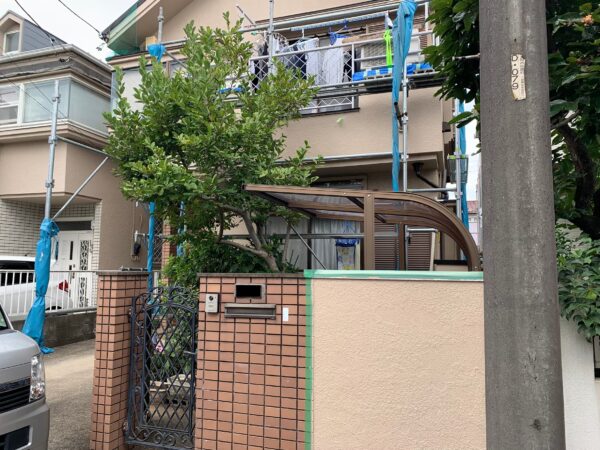 東京都東大和市　H様邸　外壁塗装工事